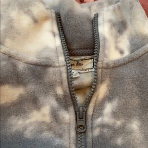 Hippy Rose Fleece Cropped Jacket